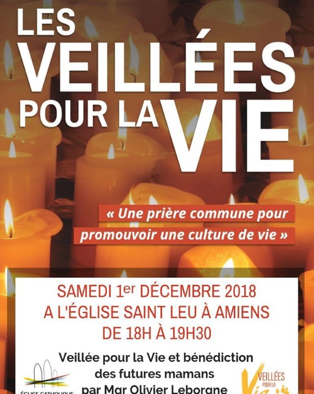 Invitation à la veillée pour la vie.